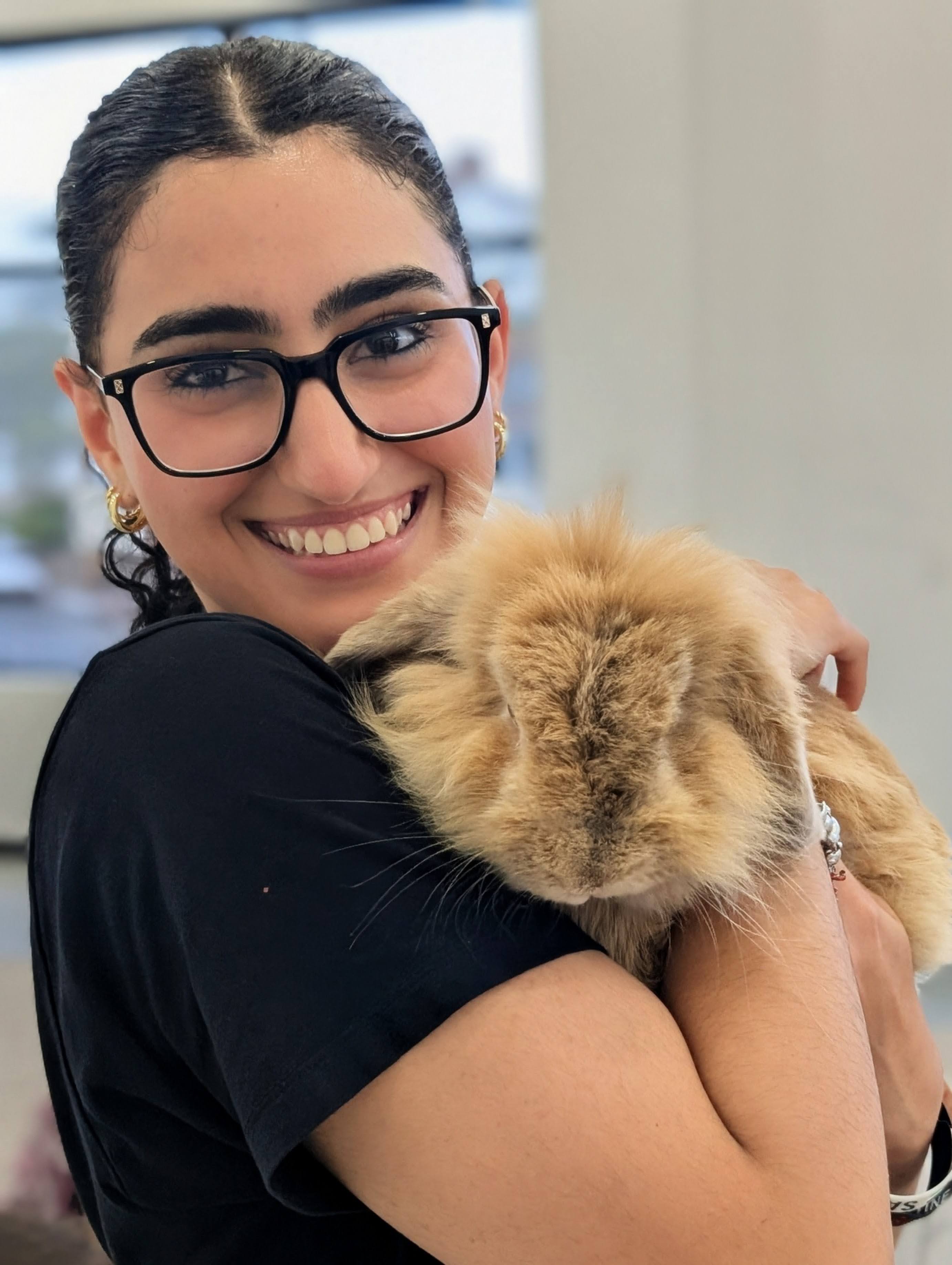 Magician bunny with girl - Staten Island Magicians by Binx