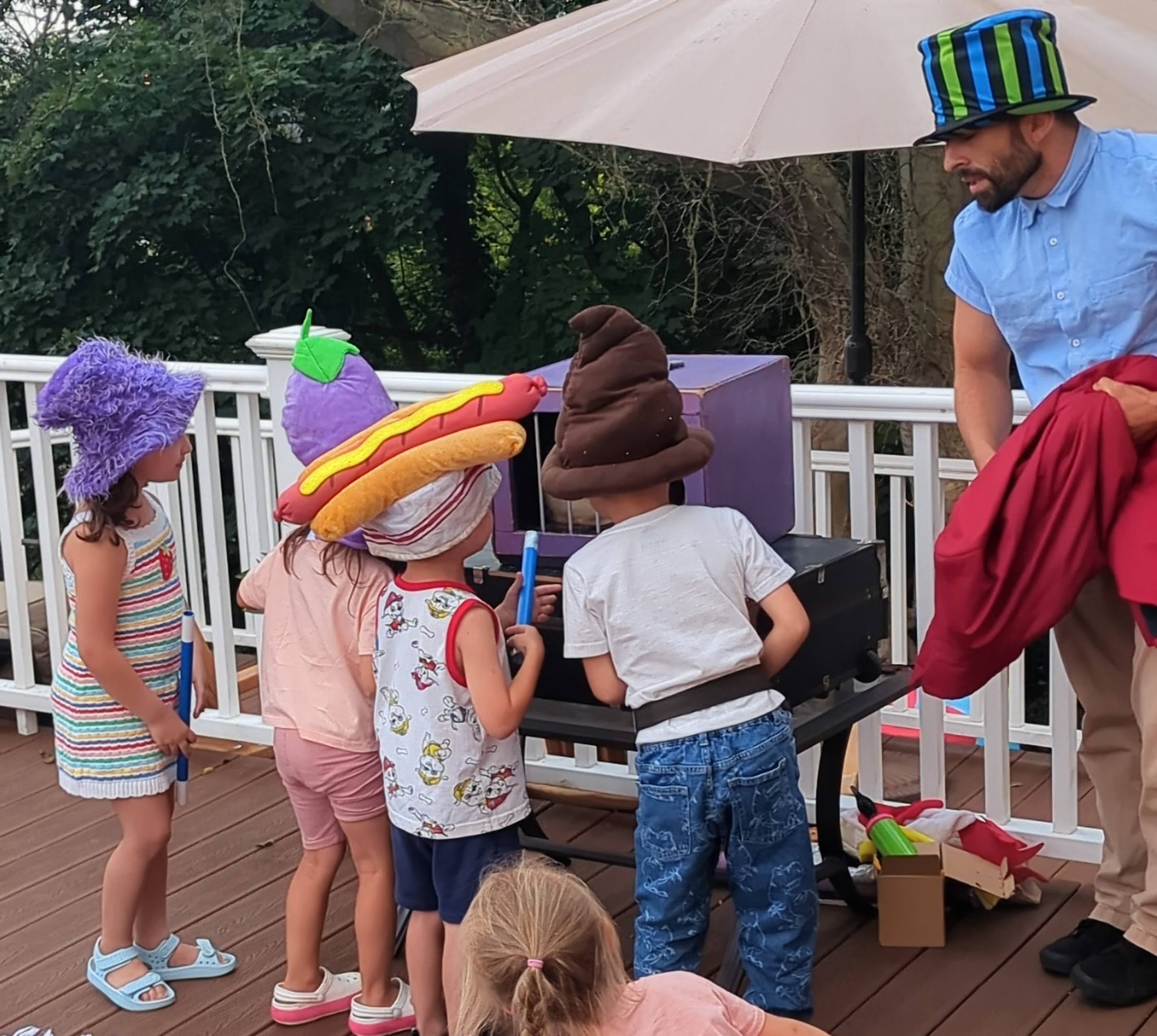 Staten island magicians with bunny and audience - Staten Island Magicians by Binx